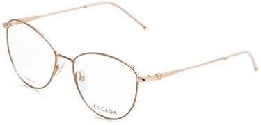 Escada Damen Vesc63 Sonnenbrille, Glänzendes Kupfer mit farbigen Teilen, 52 im Sale